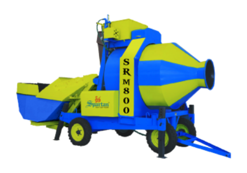 Spartan SRM 800 Concrete Mixer with 0-50 HP Range & Has Concrete Mixer Type